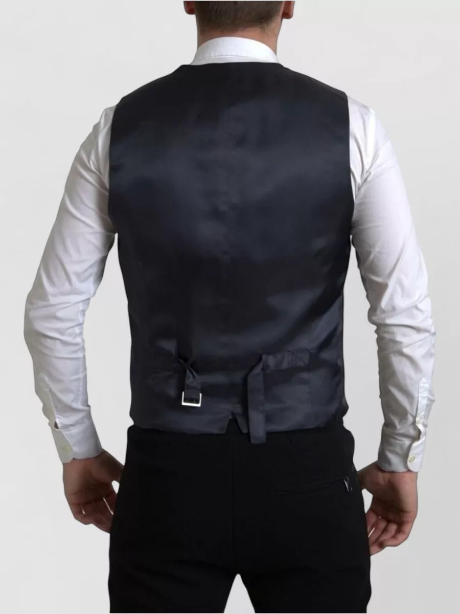 Dolce&Gabbana Wool Silk Single Breasted Suit