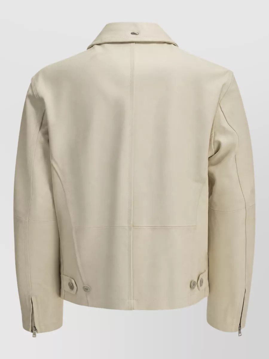 Our Legacy Leather Single Breasted Coat