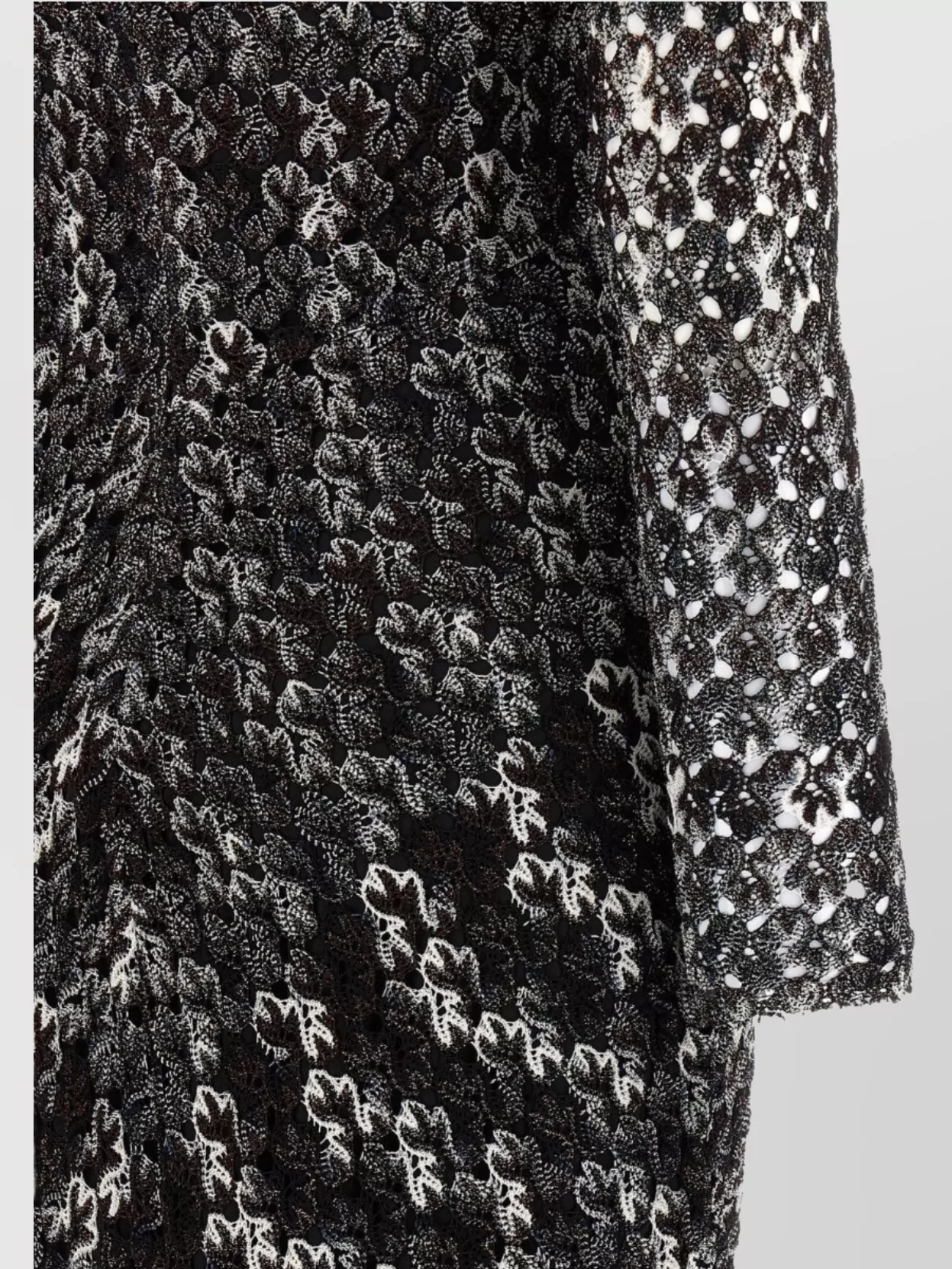 Missoni Fitted Silhouette Long Sleeves Lace Overlay