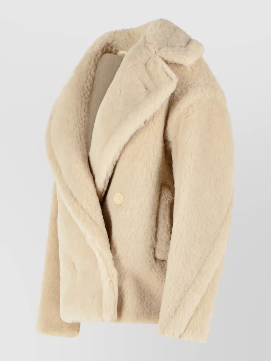 Max Mara Alpaca Teddy Biker Jacket