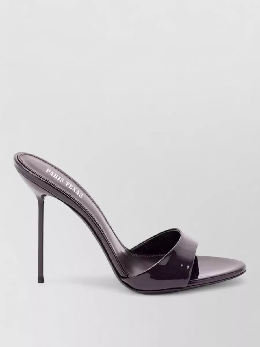 Paris Texas Patent Leather Mules