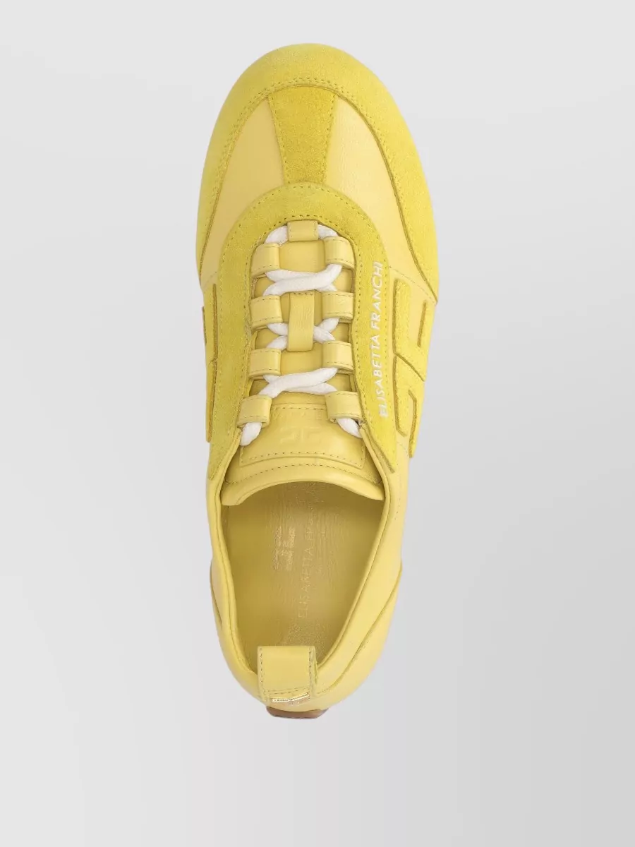 Elisabetta Franchi Leather Lace-Up Shoes