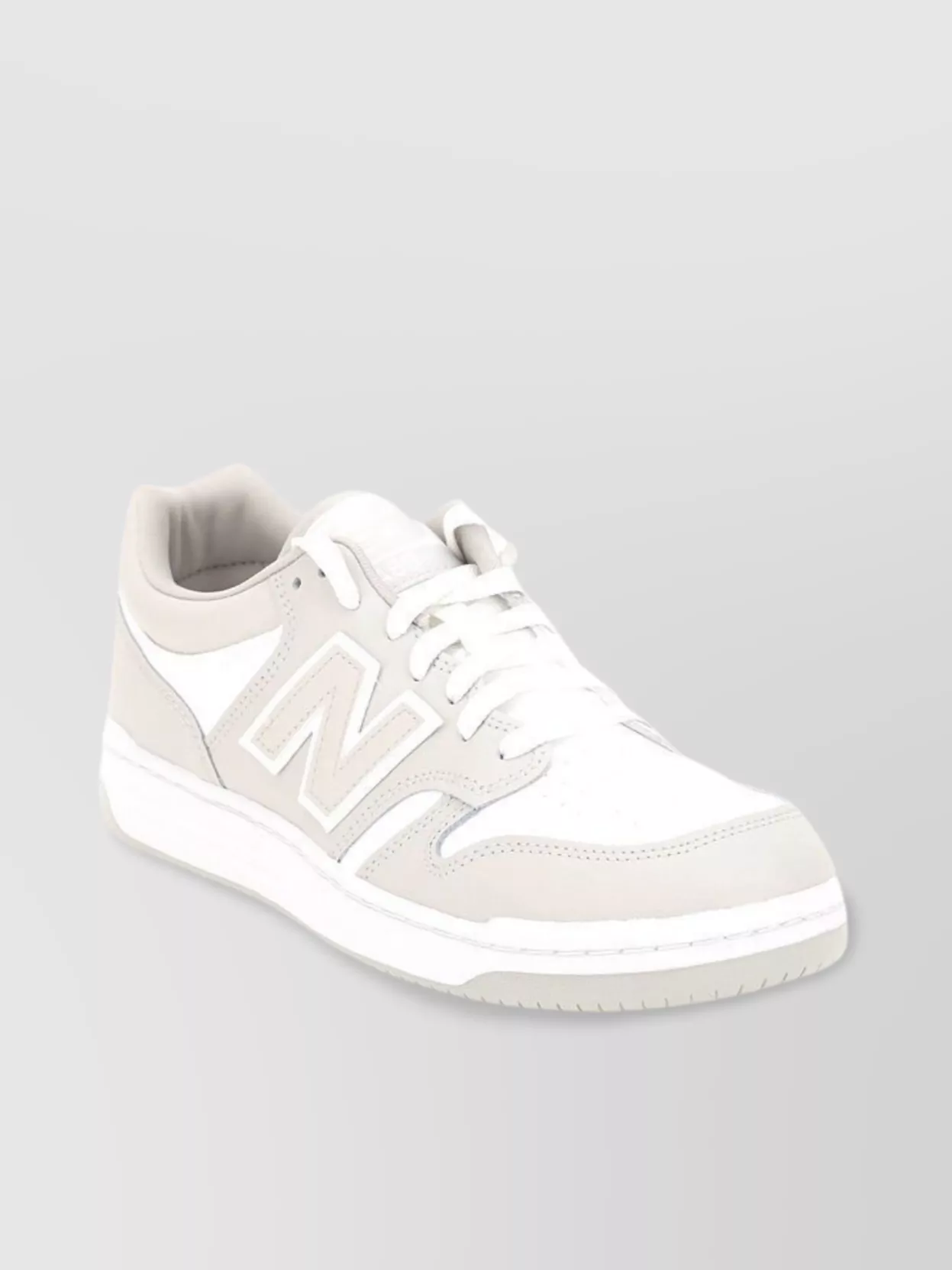 Shop New Balance Low-top Sneakers With Round Toe And Perforated Detailing