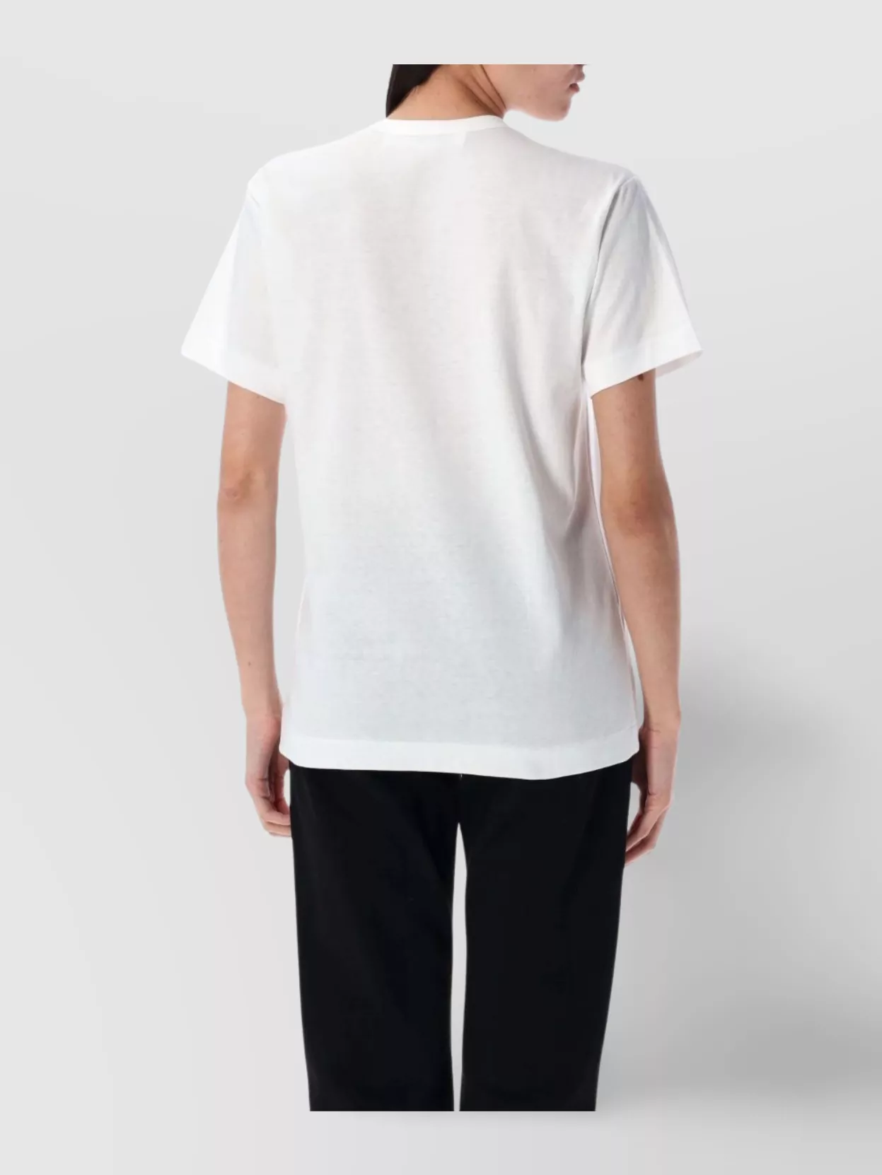 COMME DES GARÇONS PLAY HEART EYES GRAPHIC PRINT T-SHIRT