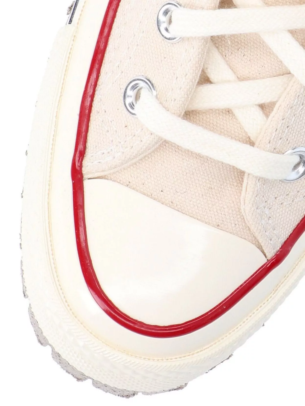 Converse High-Top Rubber Sole Sneakers With Contrast Trim