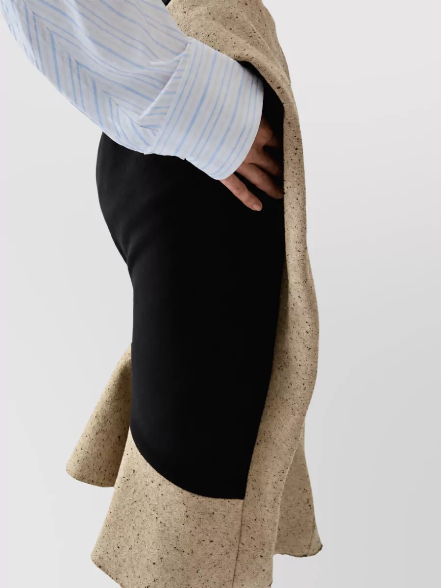 Jacquemus Midi Godet Fitted Skirt