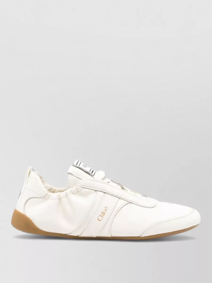 Chloé Leather Low-Top Sneakers