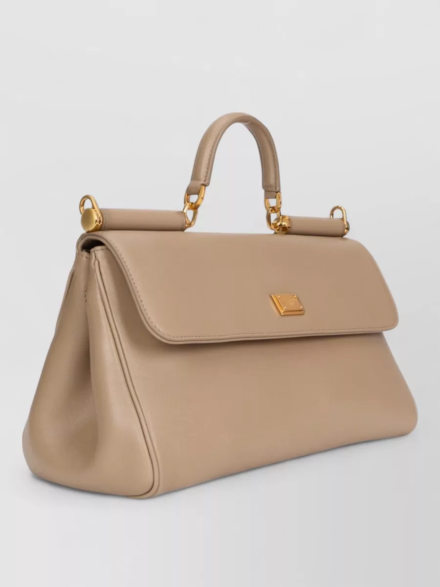 Dolce&Gabbana My Sicily Calfskin Shoulder Bag
