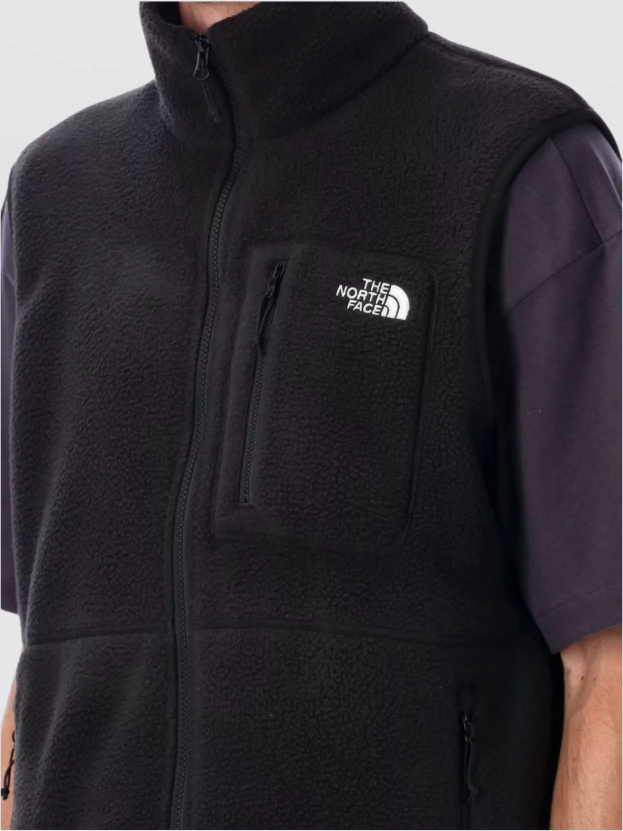 The North Face Vest With High Collar And Pockets