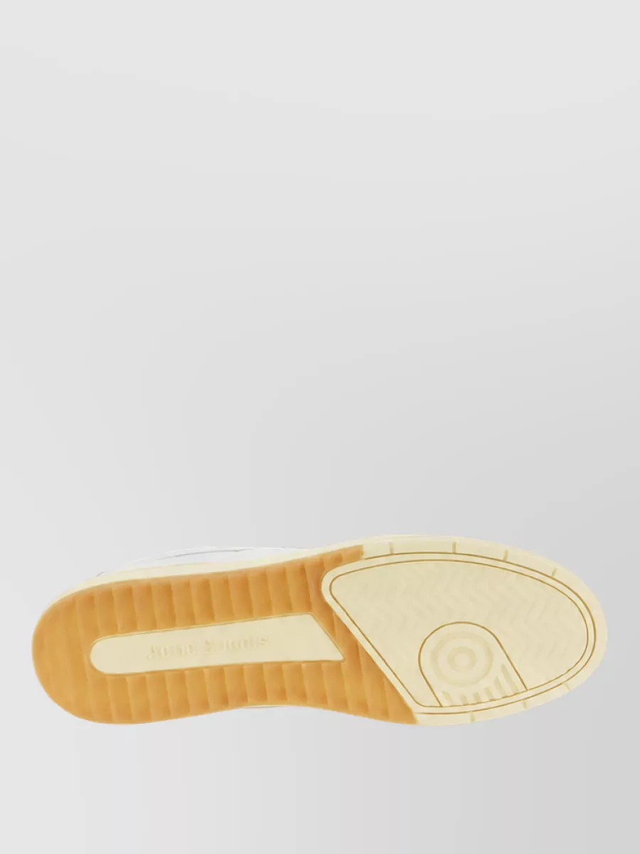 Palm Angels Leather Lace-Up Sneakers