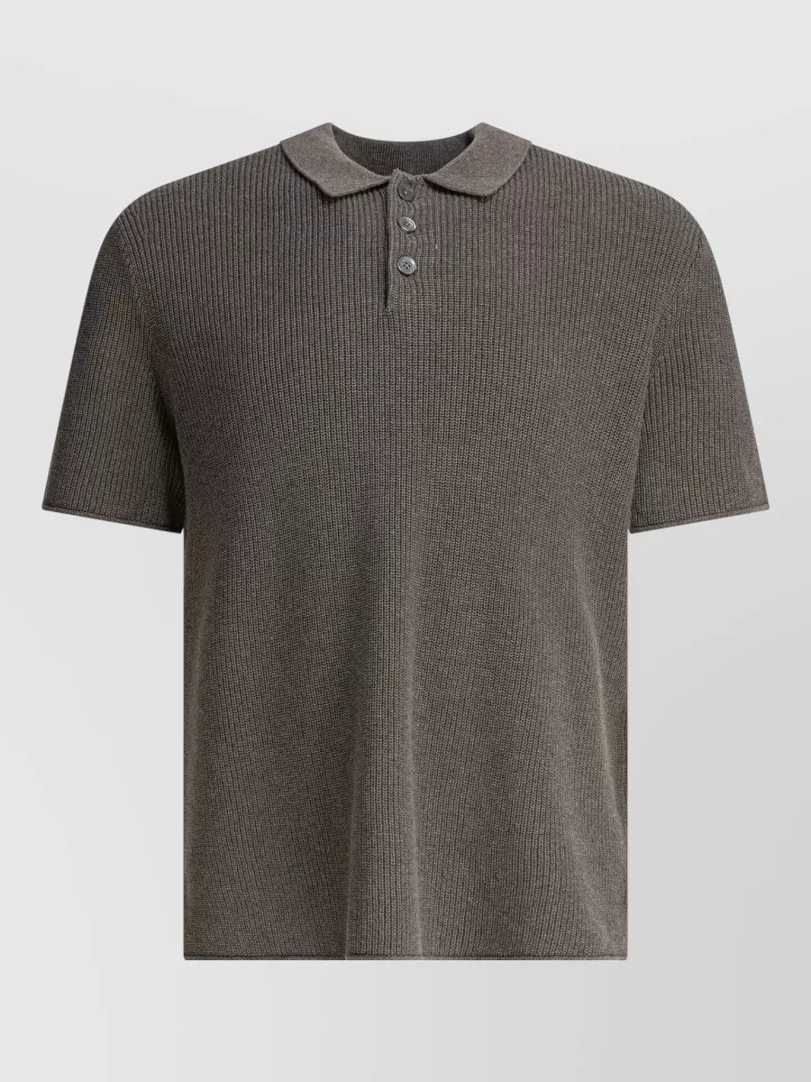 Alex Mill Linen blend polo shirt