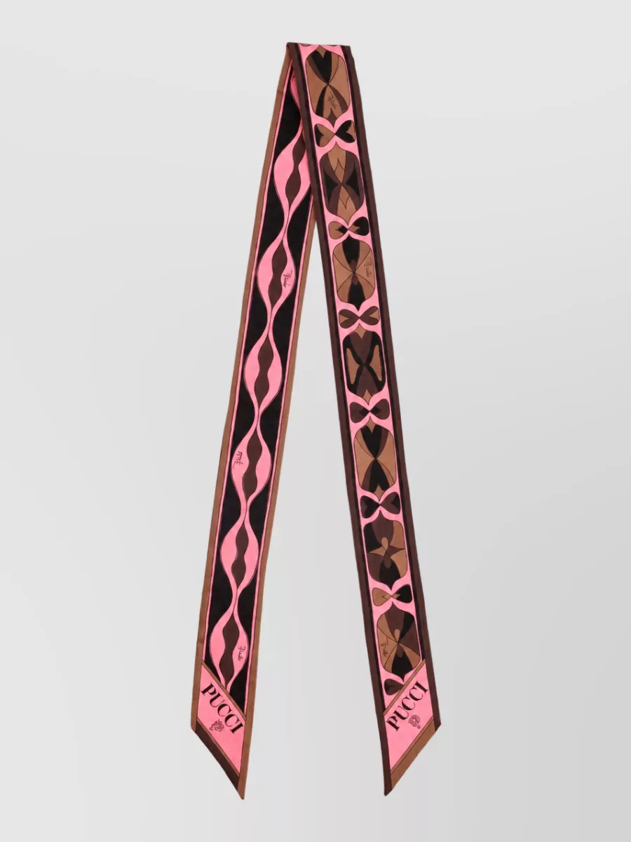 Pucci silk printed bandeau scarf