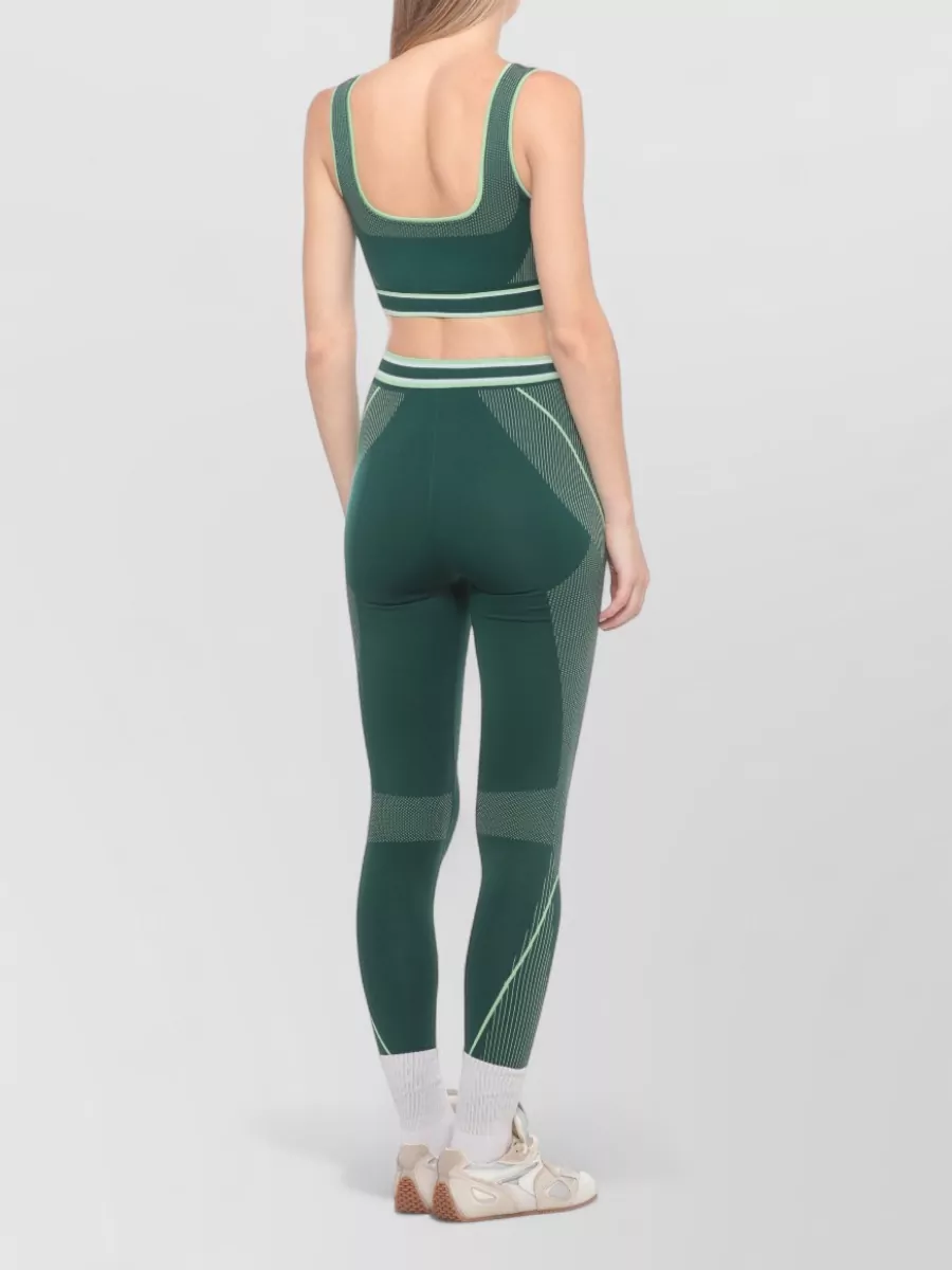 Casablanca Sleeveless Logo-Elastic Top