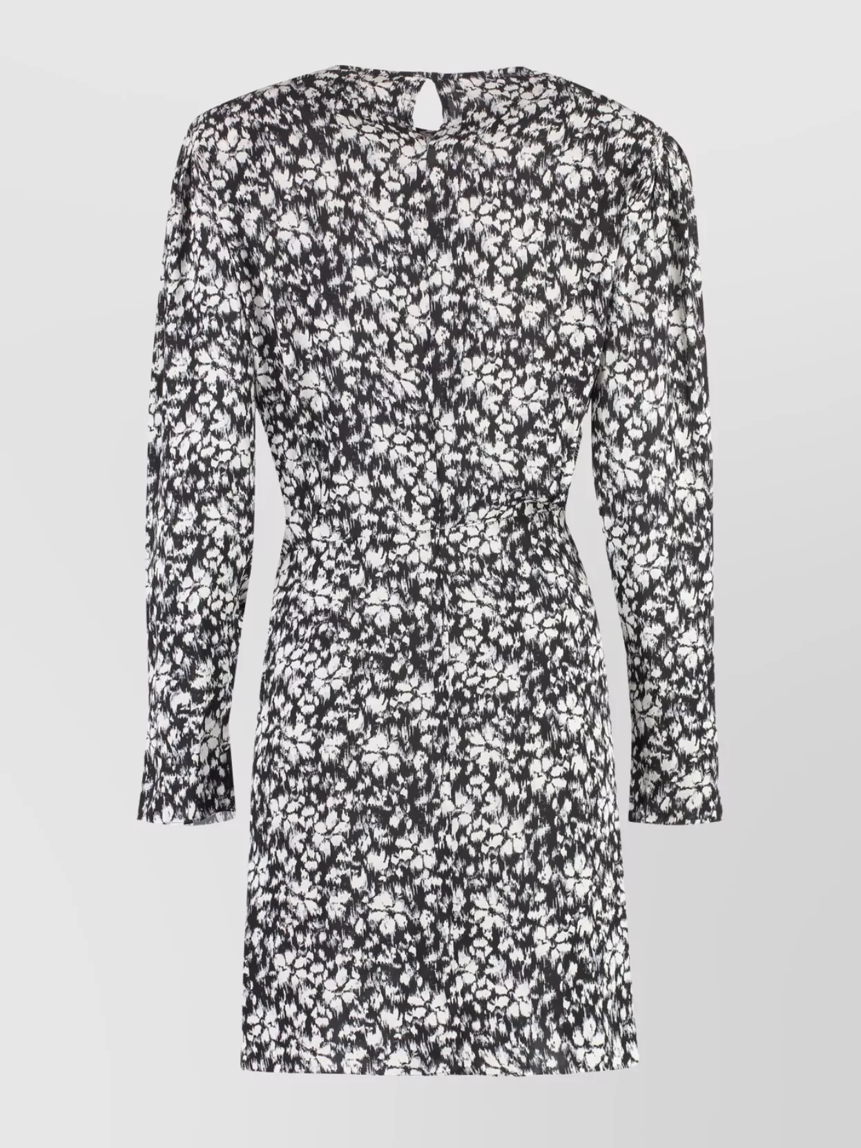 Shop Isabel Marant Étoile Viscose Printed Dress Asymmetric Hem