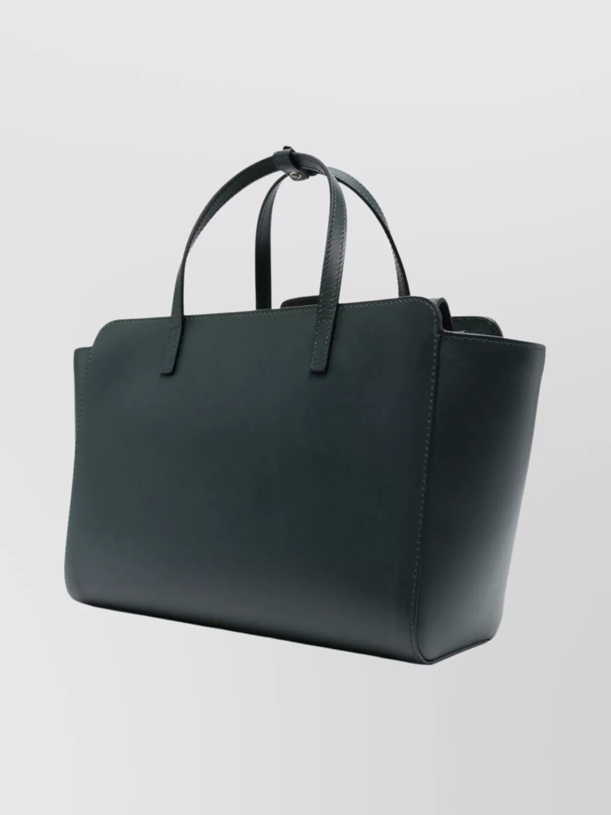 Hidesins Medium Leather Tote Bag Flap