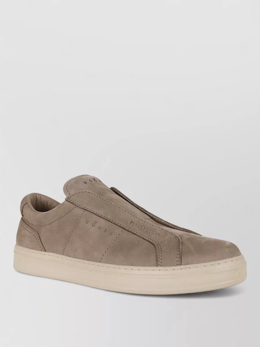 Hogan leather slip-on sneakers