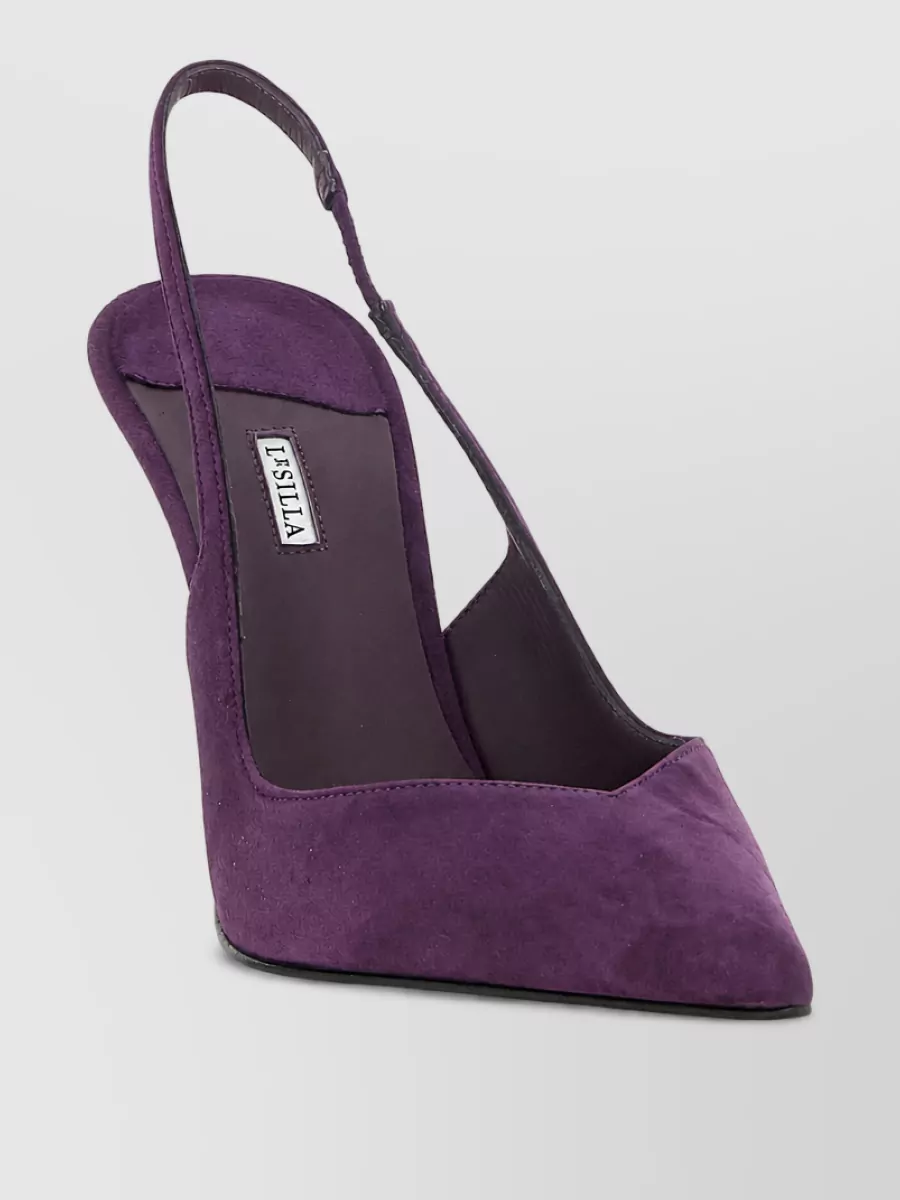 Le Silla leather slingback mules