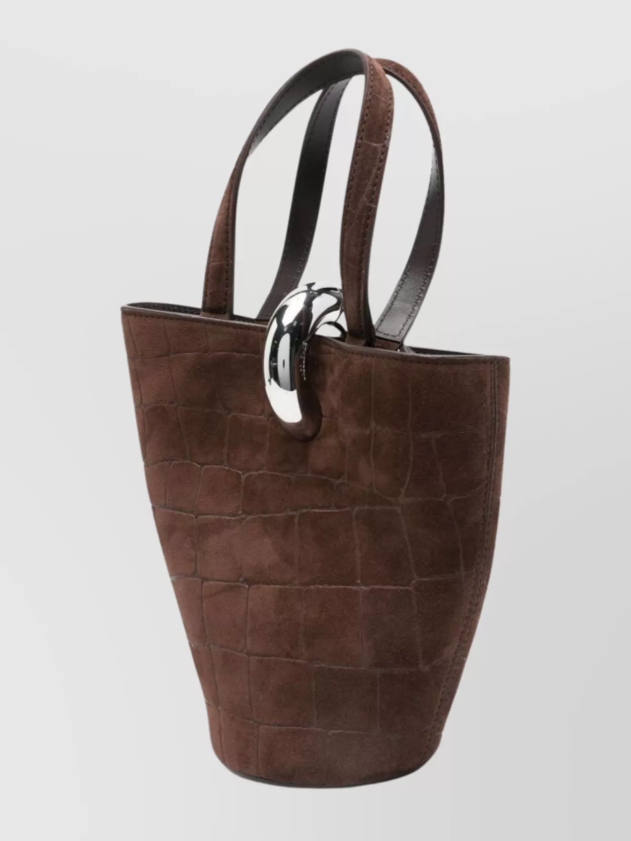 Jacquemus Crocodile-effect Ring-detail Tote Bag