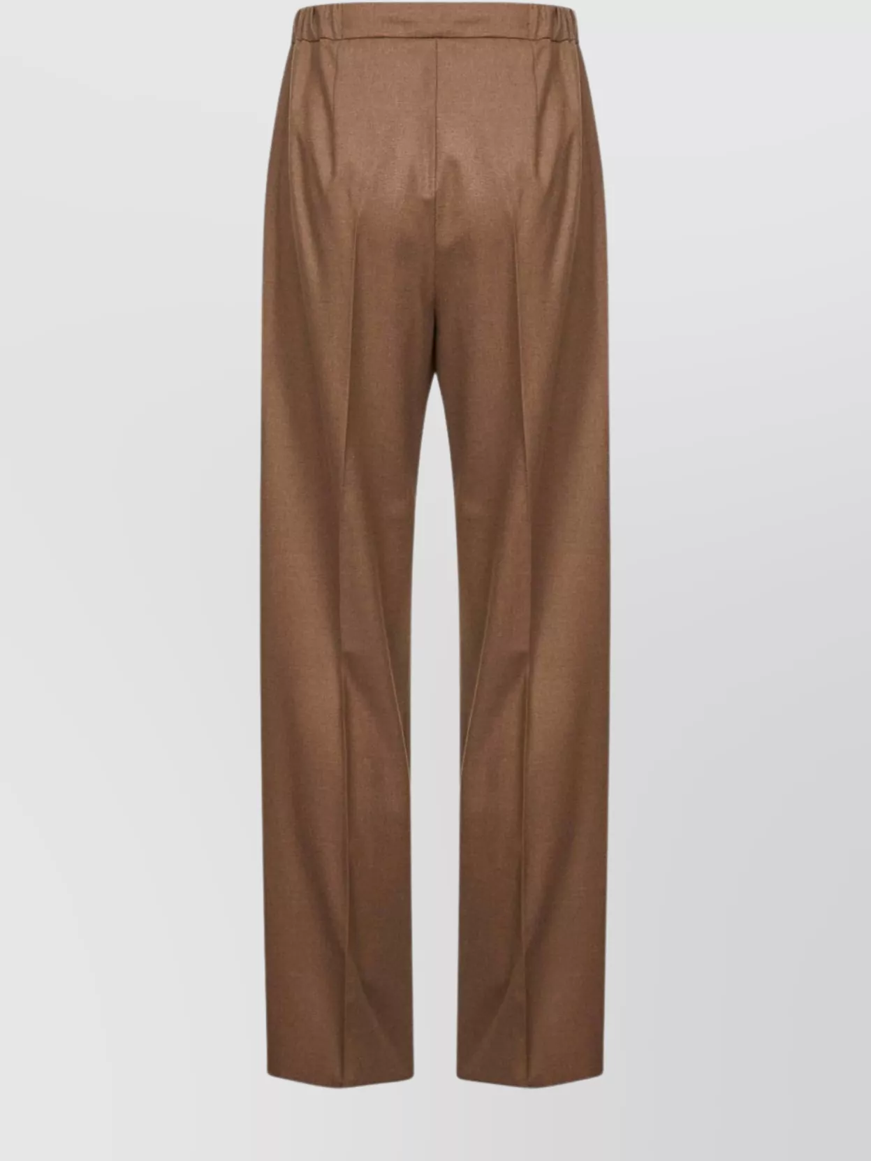 Max Mara Tobacco Stretch Cashmere Gatti Drawstring Trousers In Brown