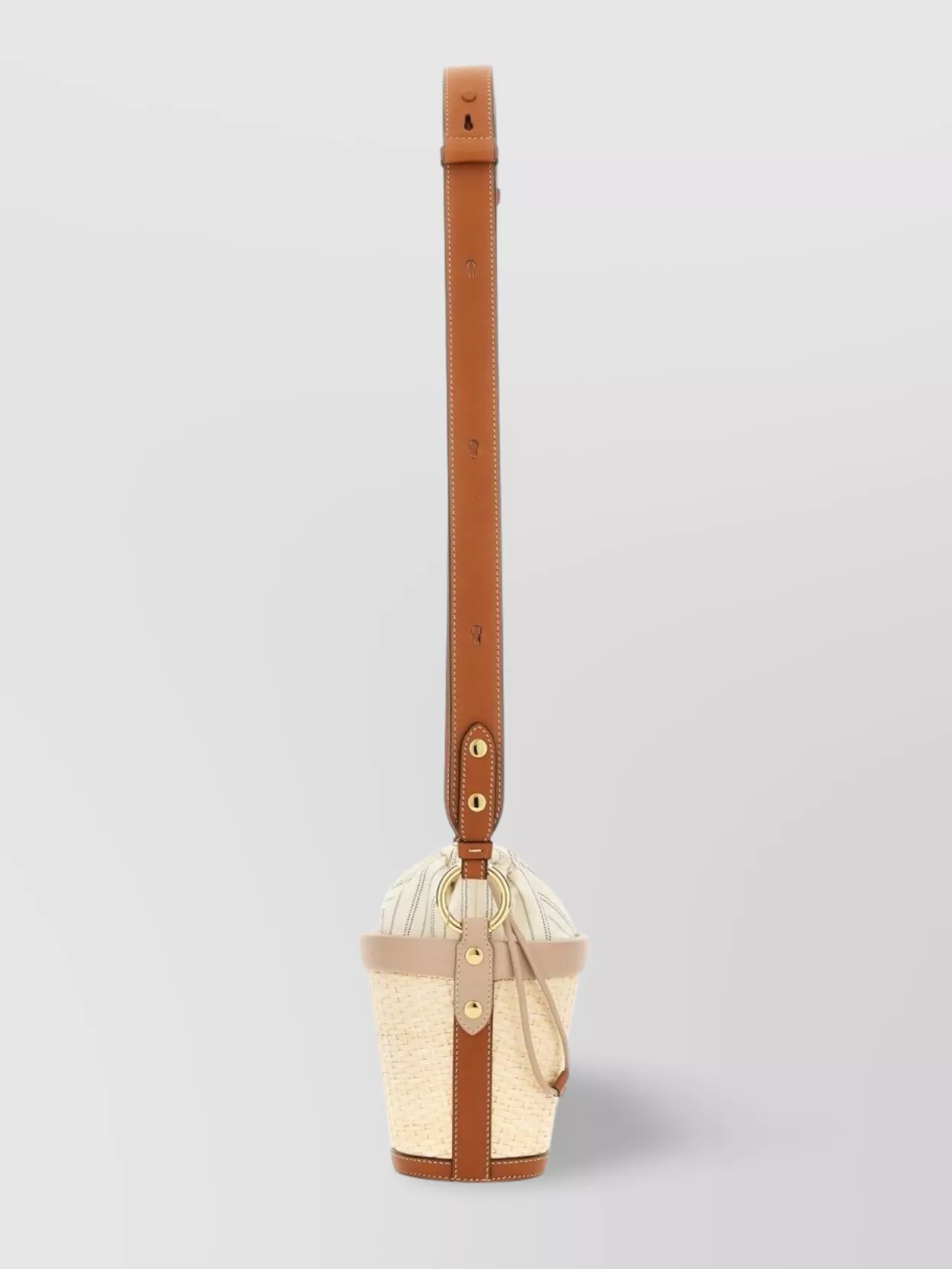 Maison Margiela Woven Leather Trim Cross-Body Bag