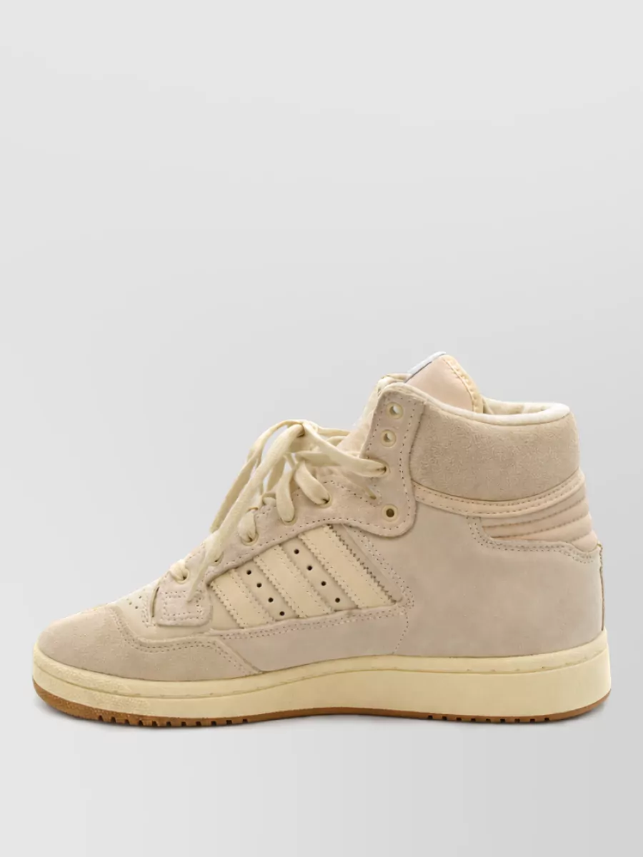 Adidas Leather Hi-Top Sneakers
