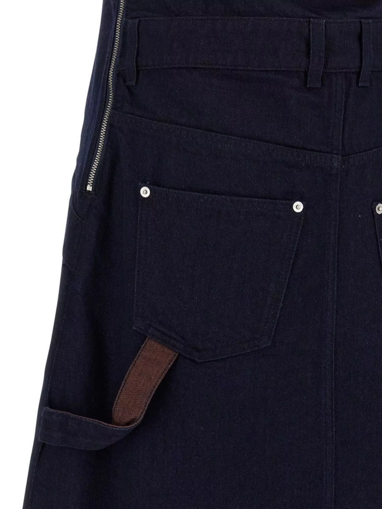 Jw Anderson Asymmetric Hem Belted Workwear Dress