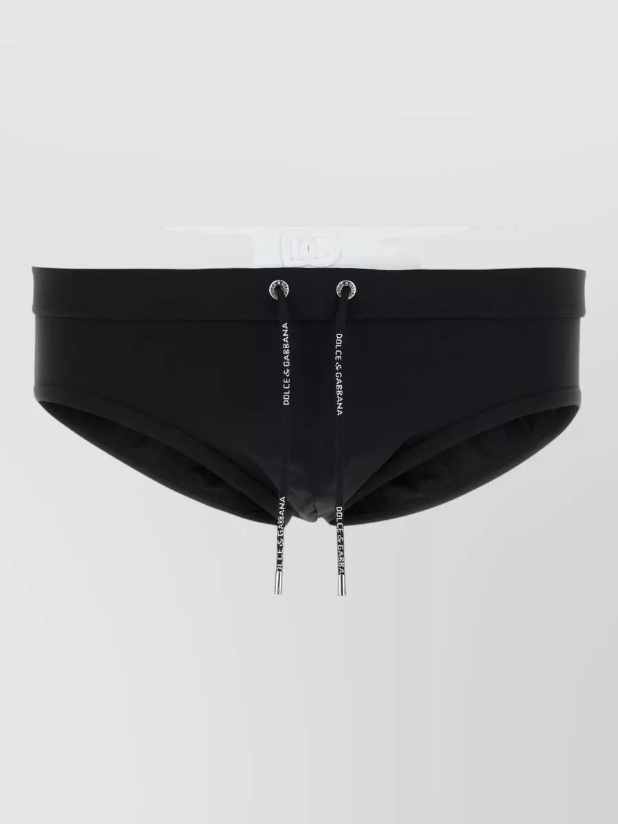 Dolce&Gabbana Stretch Nylon Swimming Briefs