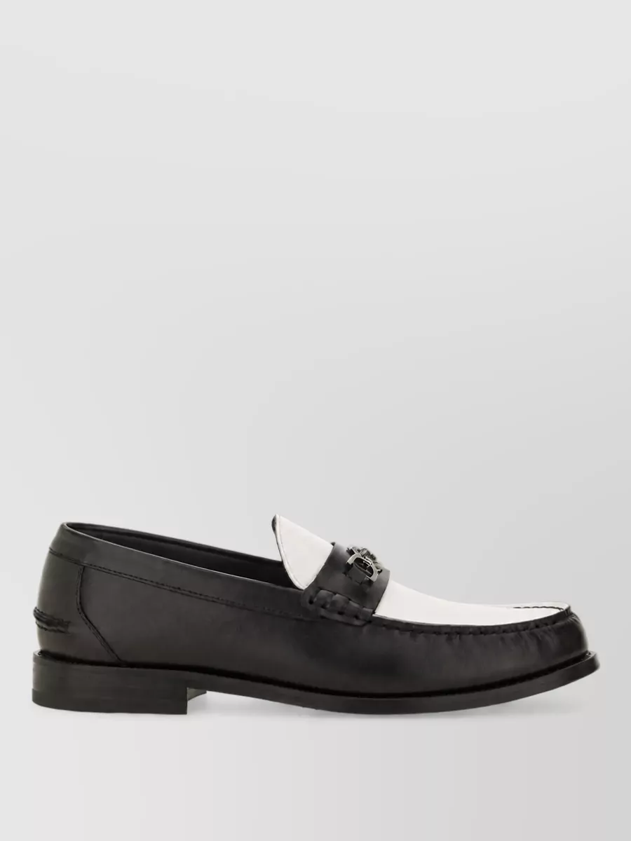 Versace Leather Loafers