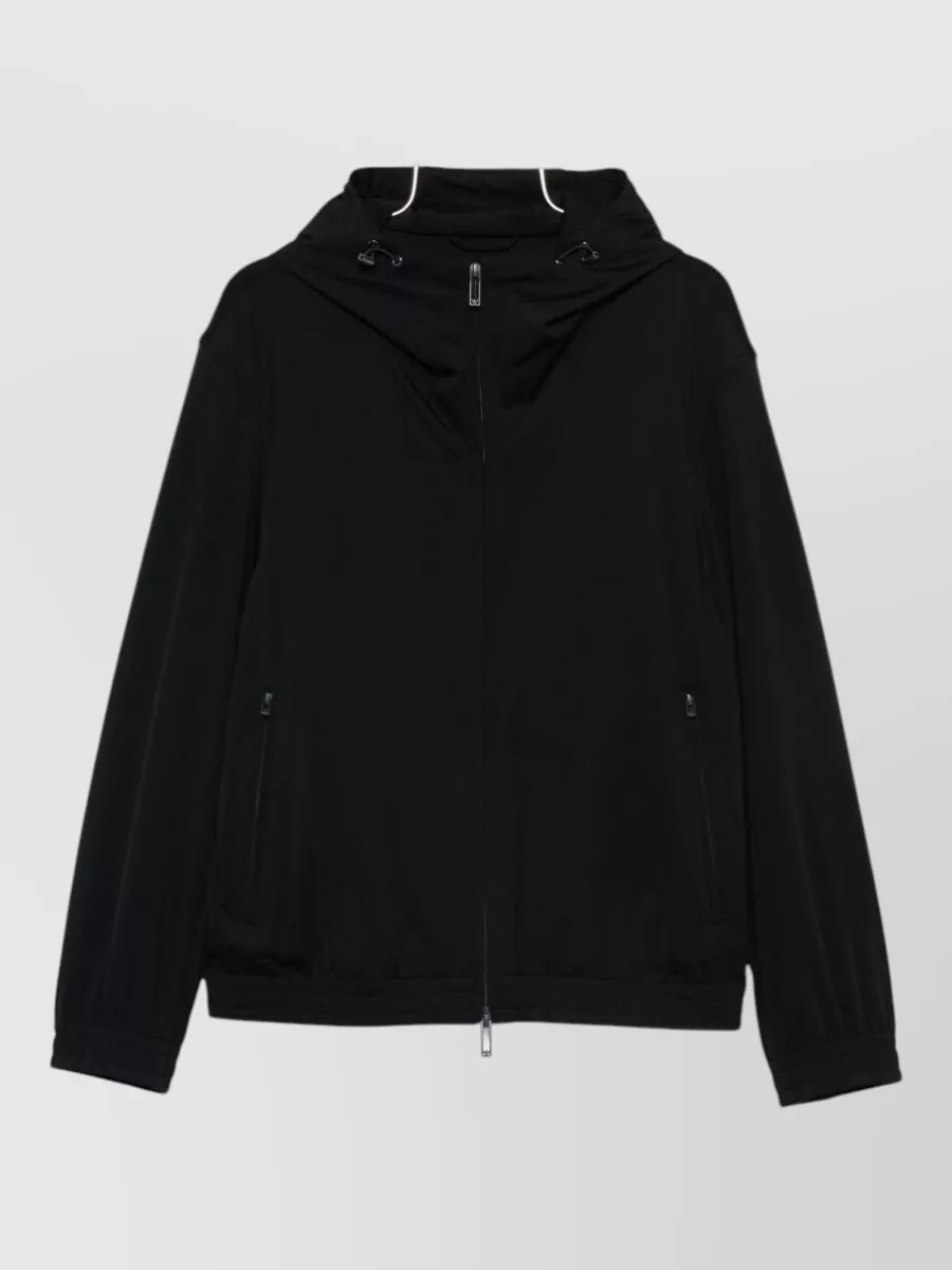 Emporio Armani Hooded raincoat