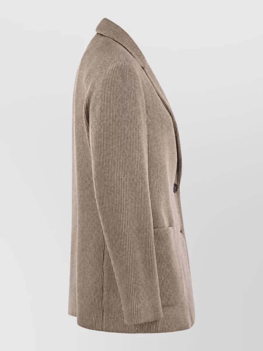 Brunello Cucinelli Sparkling Ribbed Knit Blazer
