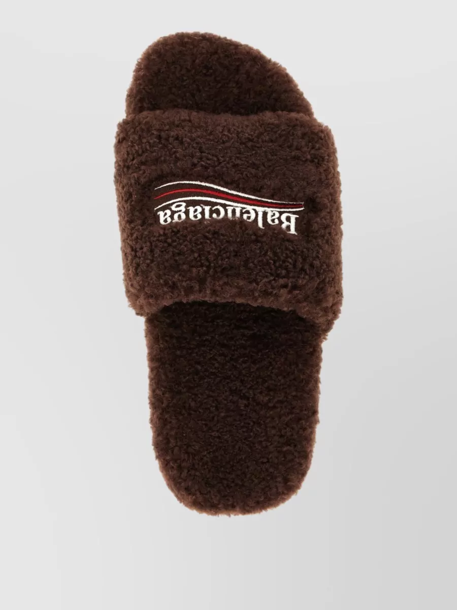 Balenciaga Furry Slippers