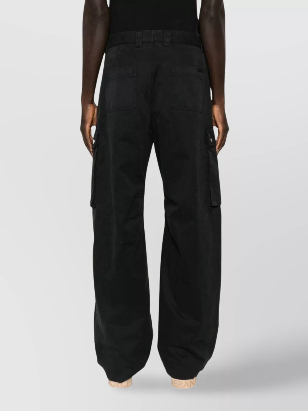 Dolce&Gabbana Wide Leg Cargo Trousers Featuring Pockets