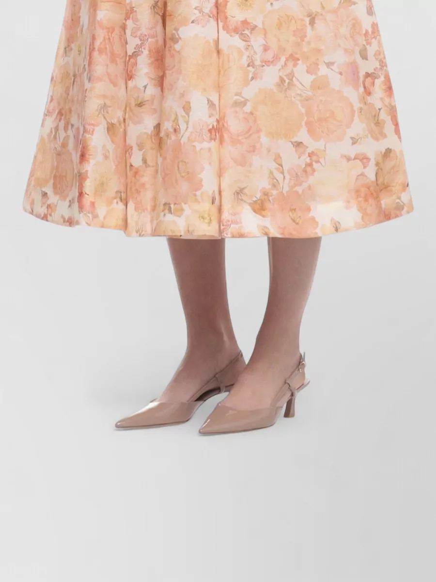 Zimmermann Floral-Print Linen-Silk Midi Dress