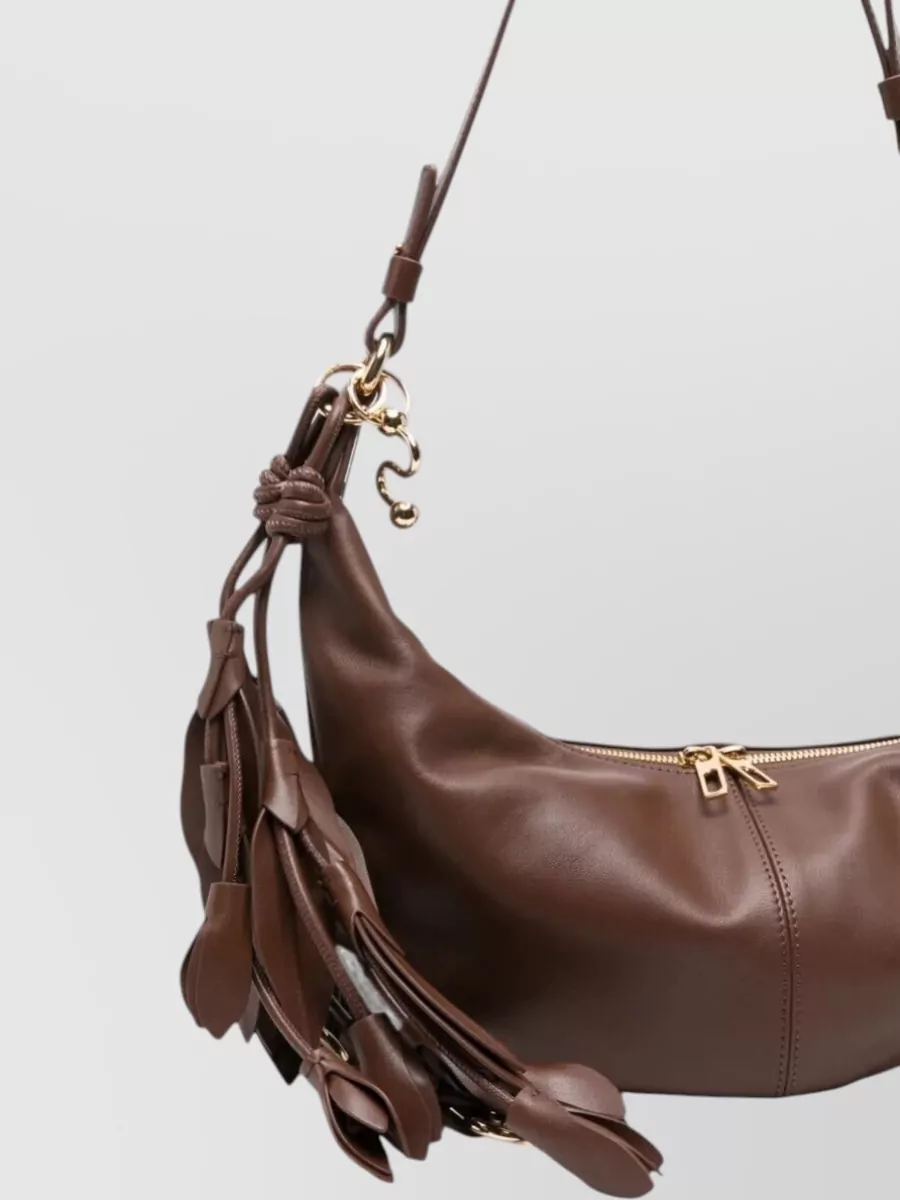 Sportmax Leather Shoulder Bag