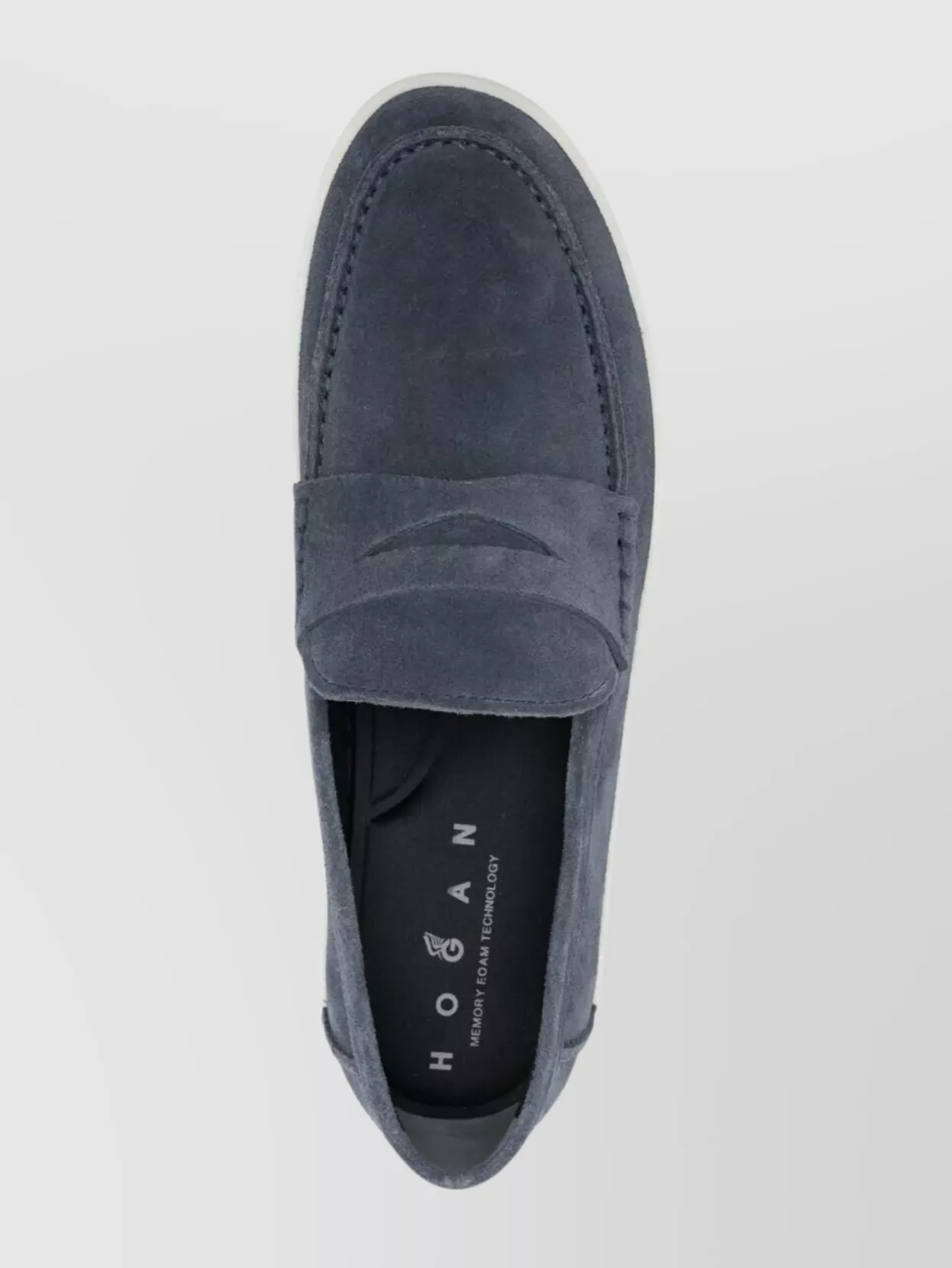 Hogan Suede Sneakers With Round Toe And Rubber Sole