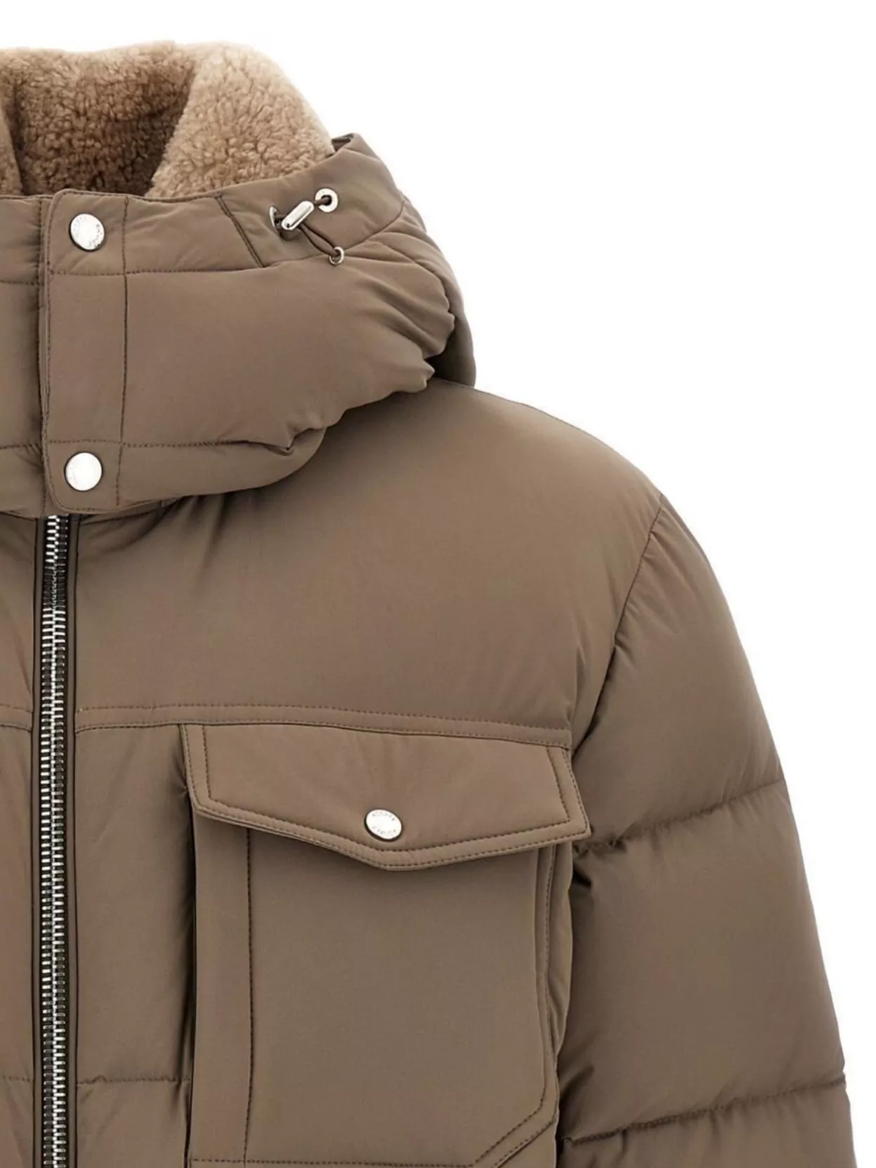 Moorer Hooded Short Quilted Down Jacket Alarick