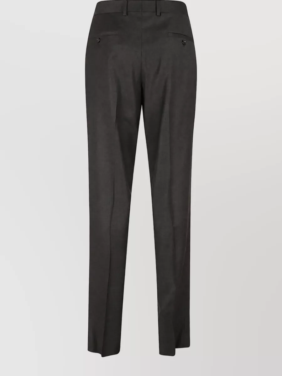 Lardini Wool Regular-Fit Suit Trousers