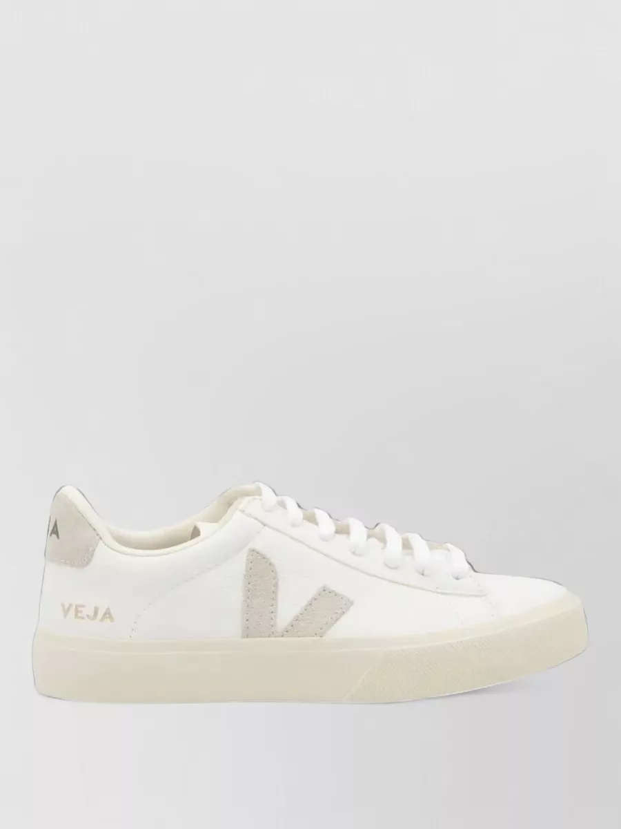 Veja Leather Lace-Up Sneakers