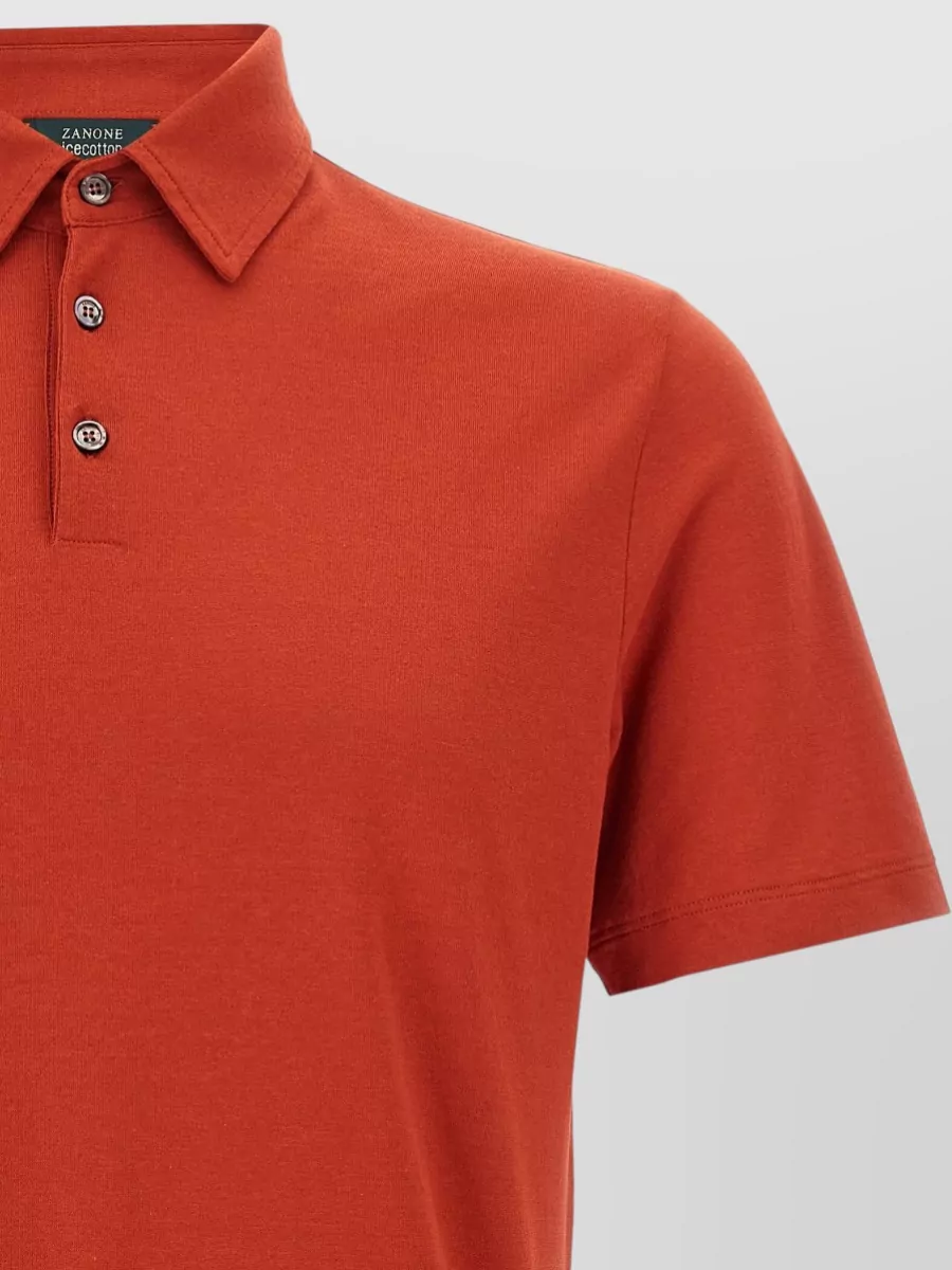 Zanone Ice Cotton Short-Sleeve Polo Shirt