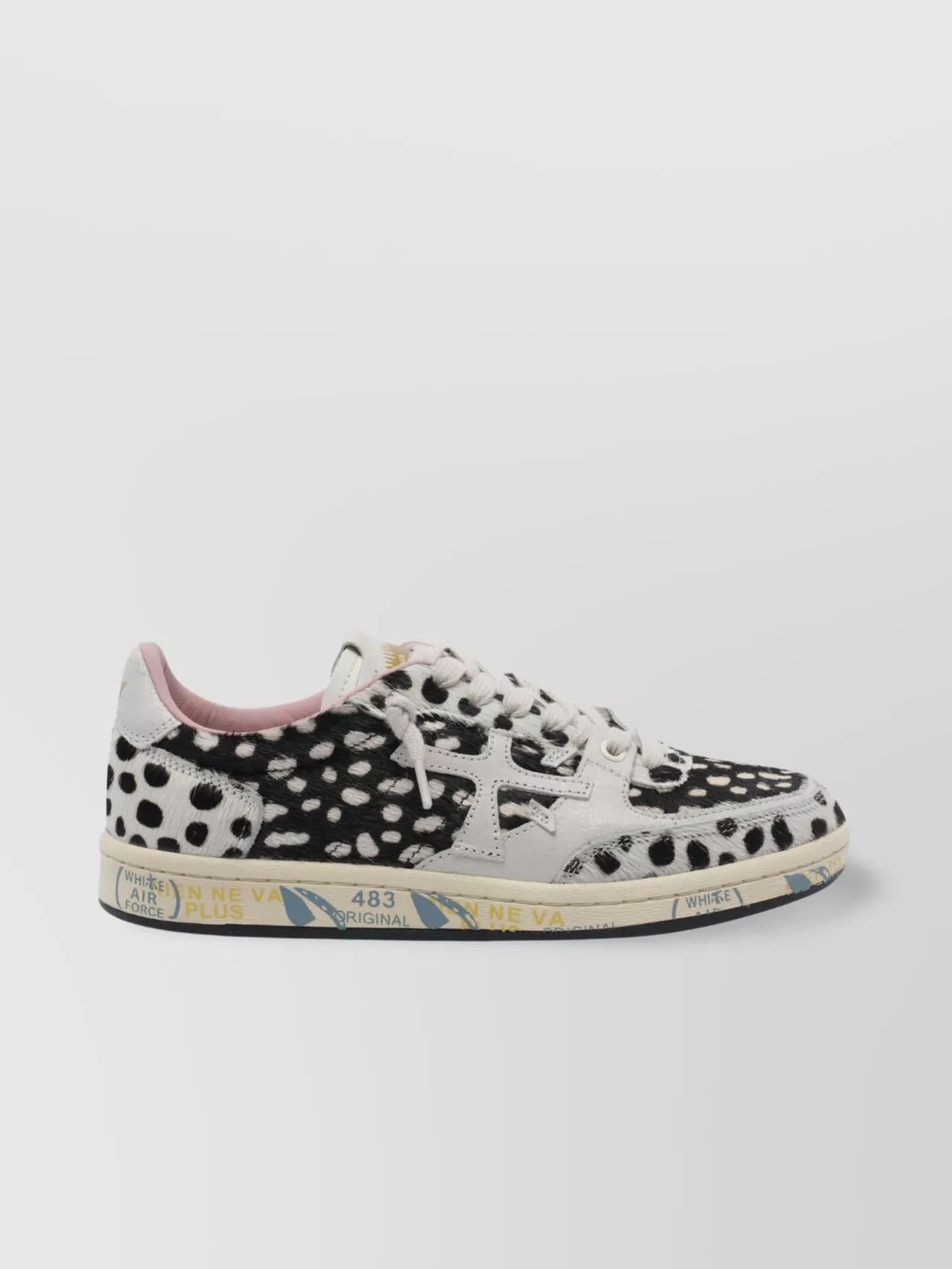 Premiata Low Top Animal Print Sneakers