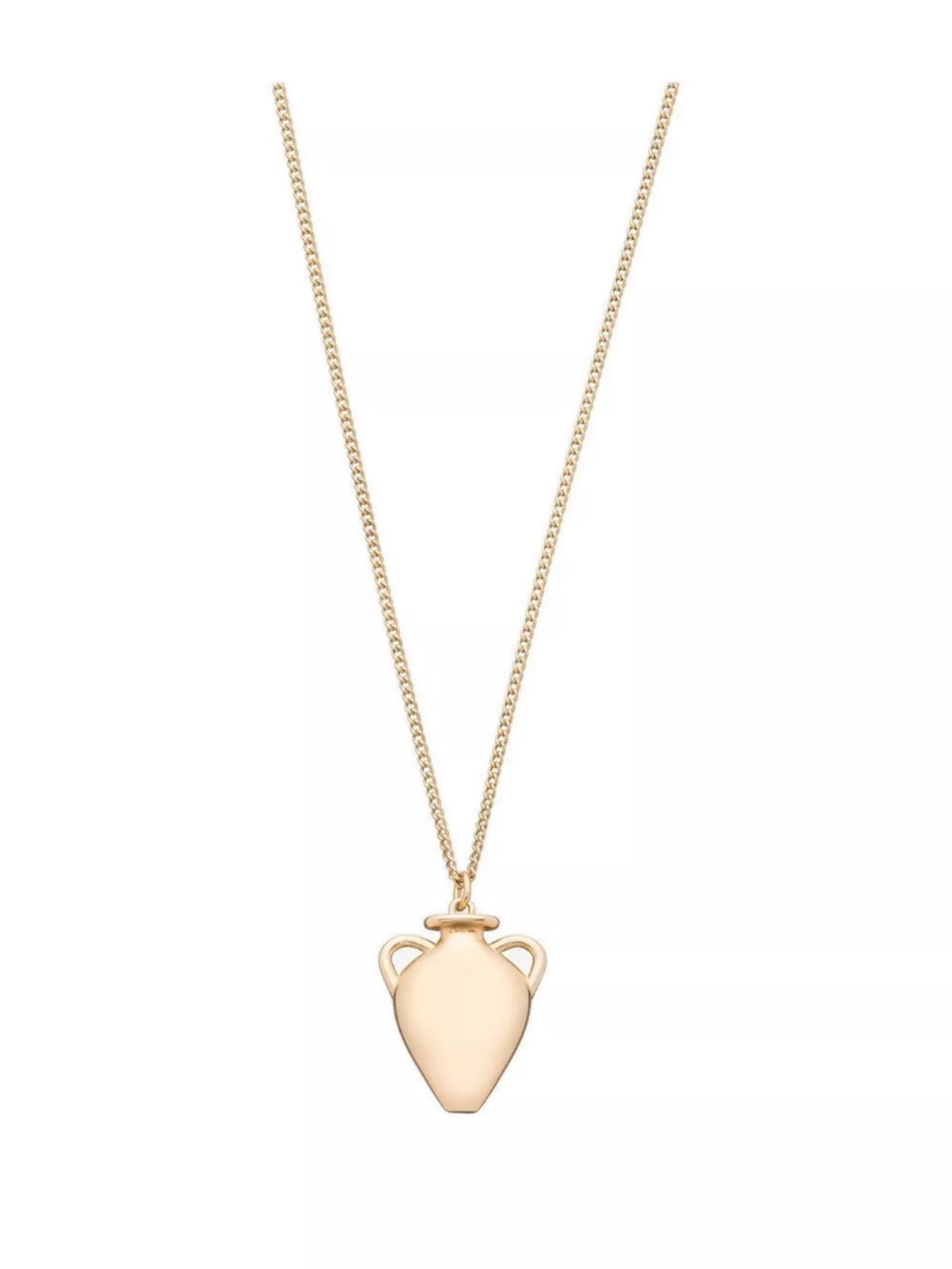 Apc Adjustable Pendant Chain Necklace With Gold Finish