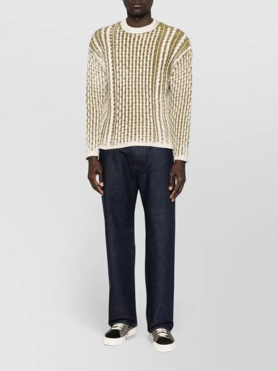 Diesel Open-Knit Logo Jumper