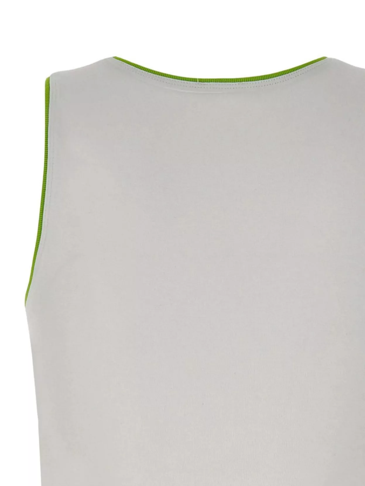 Casablanca White Pima Cotton Tank Top