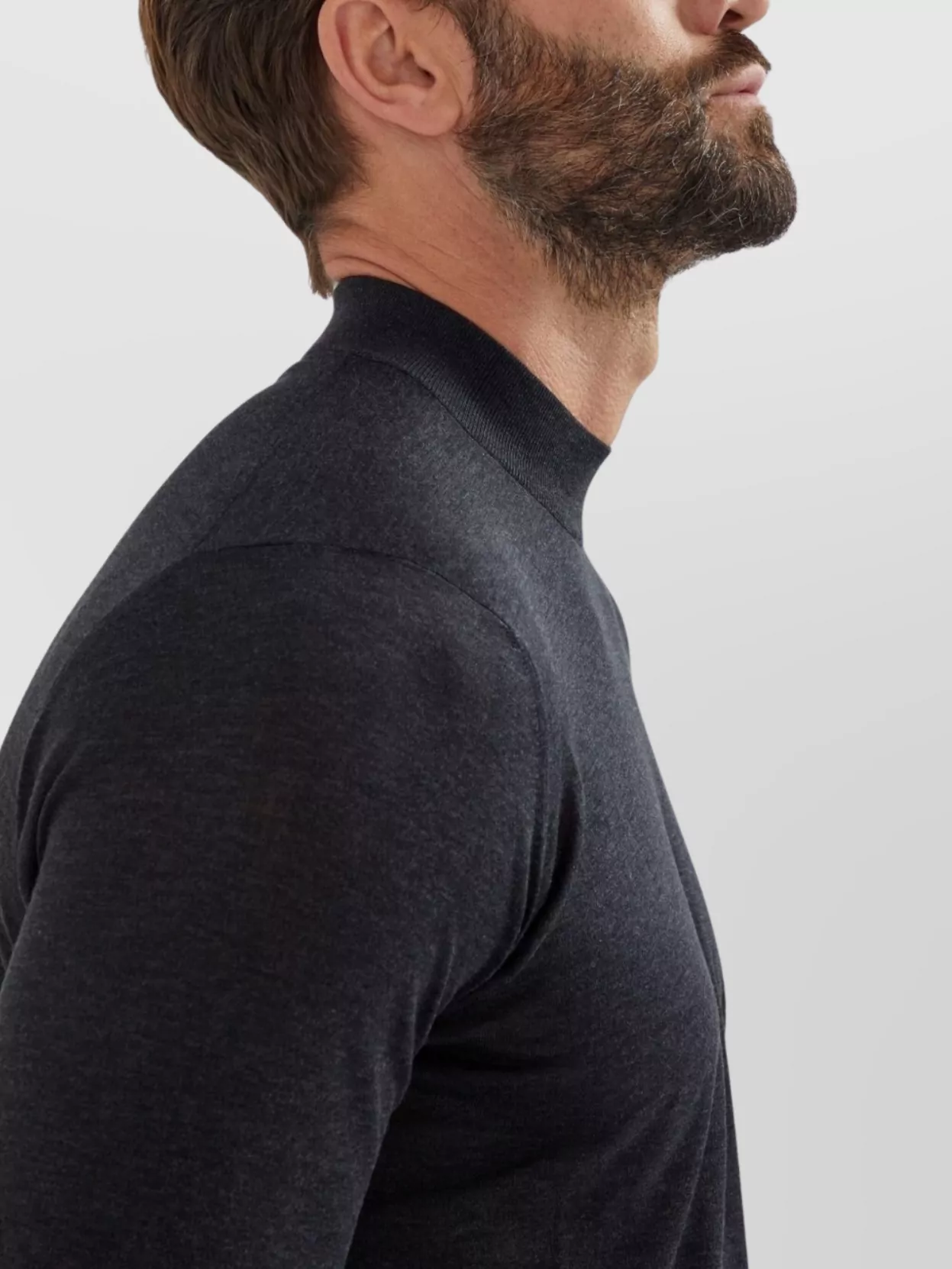 Brunello Cucinelli High Neck Long Sleeve Knit Sweater