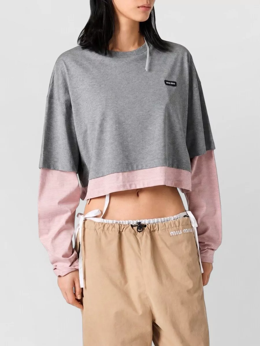 Miu Miu Cotton T-Shirt