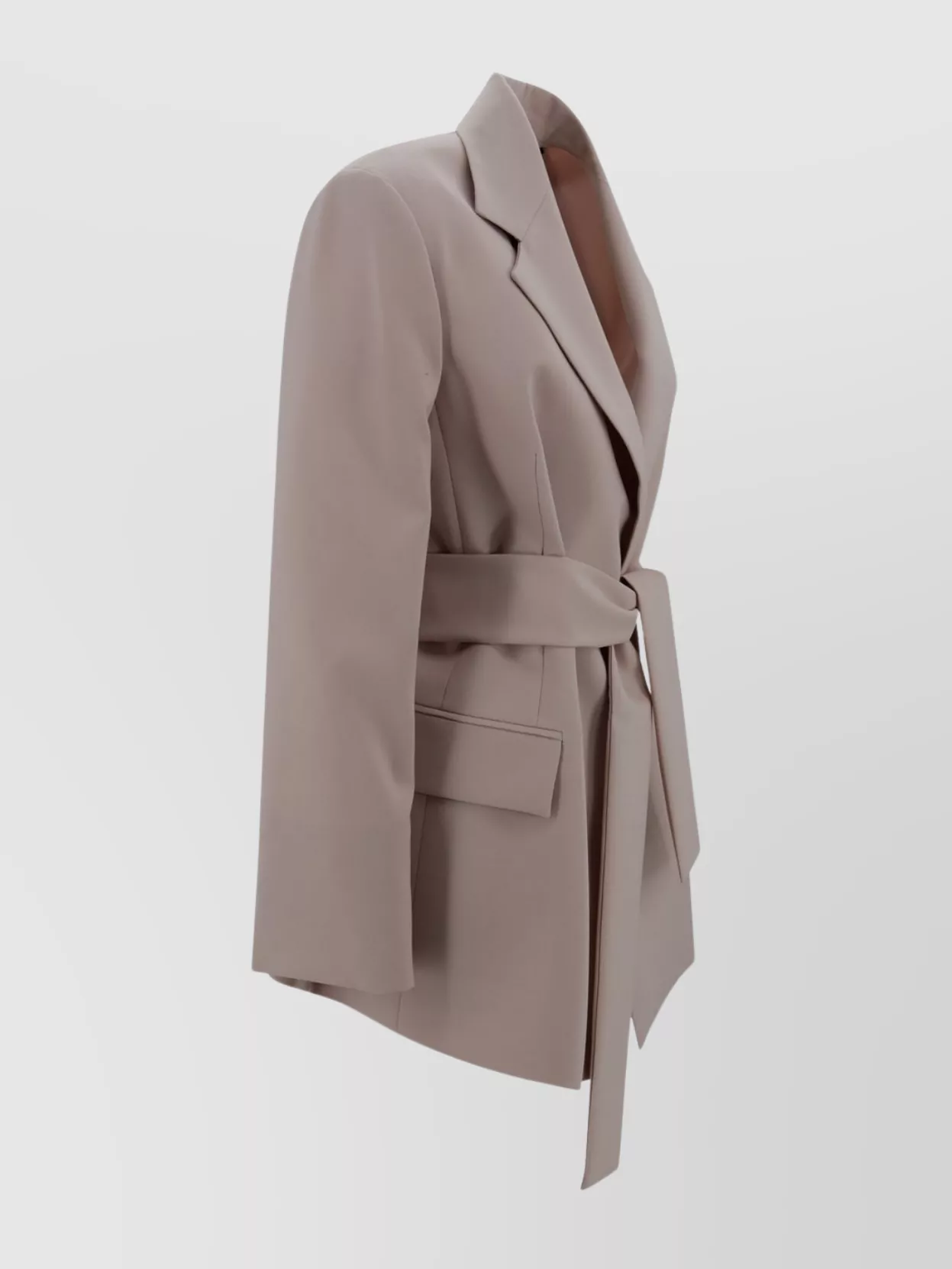 Weekend Max Mara Blazer Belted Waist Notched Lapel
