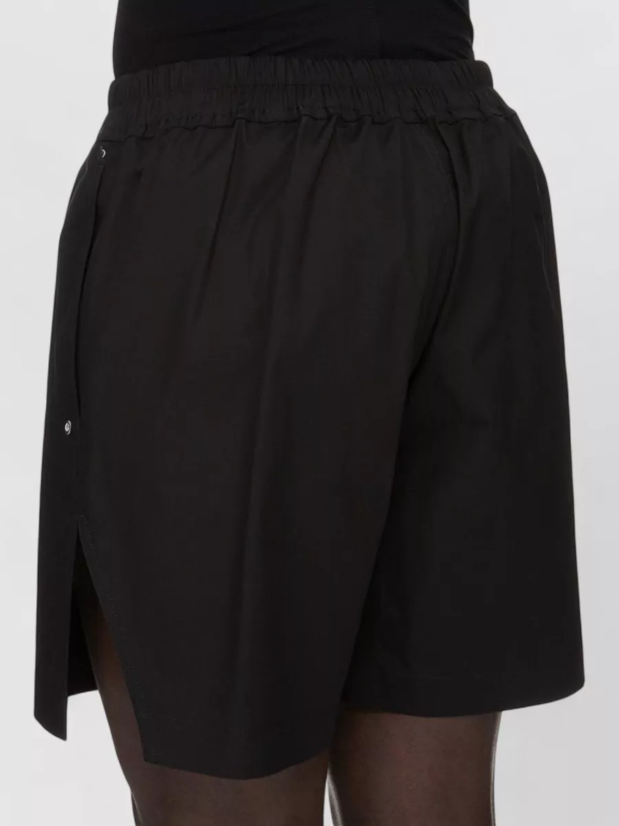 Rick Owens Poplin Above-The-Knee Shorts