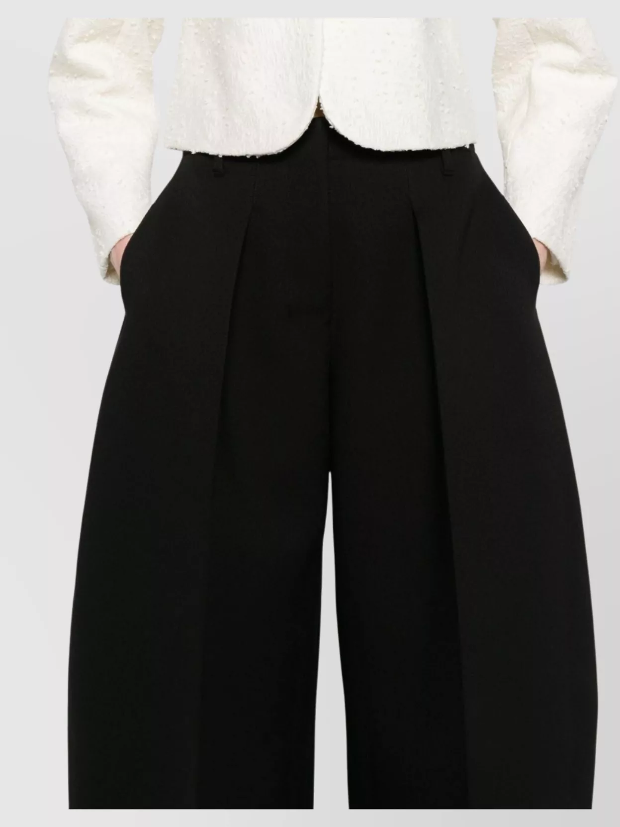 Jacquemus Wide Leg Balloon Shape Trousers