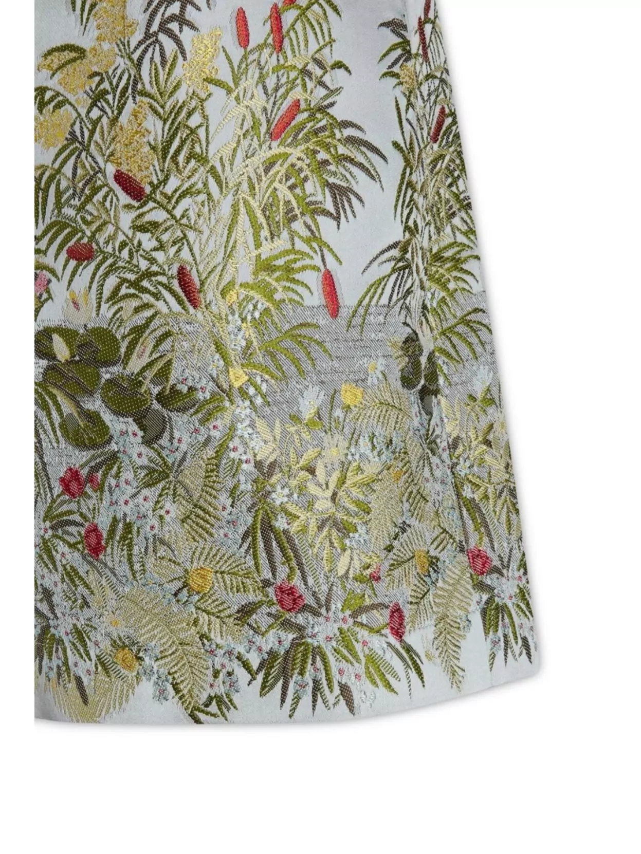 Etro Jacquard Fabric Landscape Drawing Embroidered High Waist Shorts