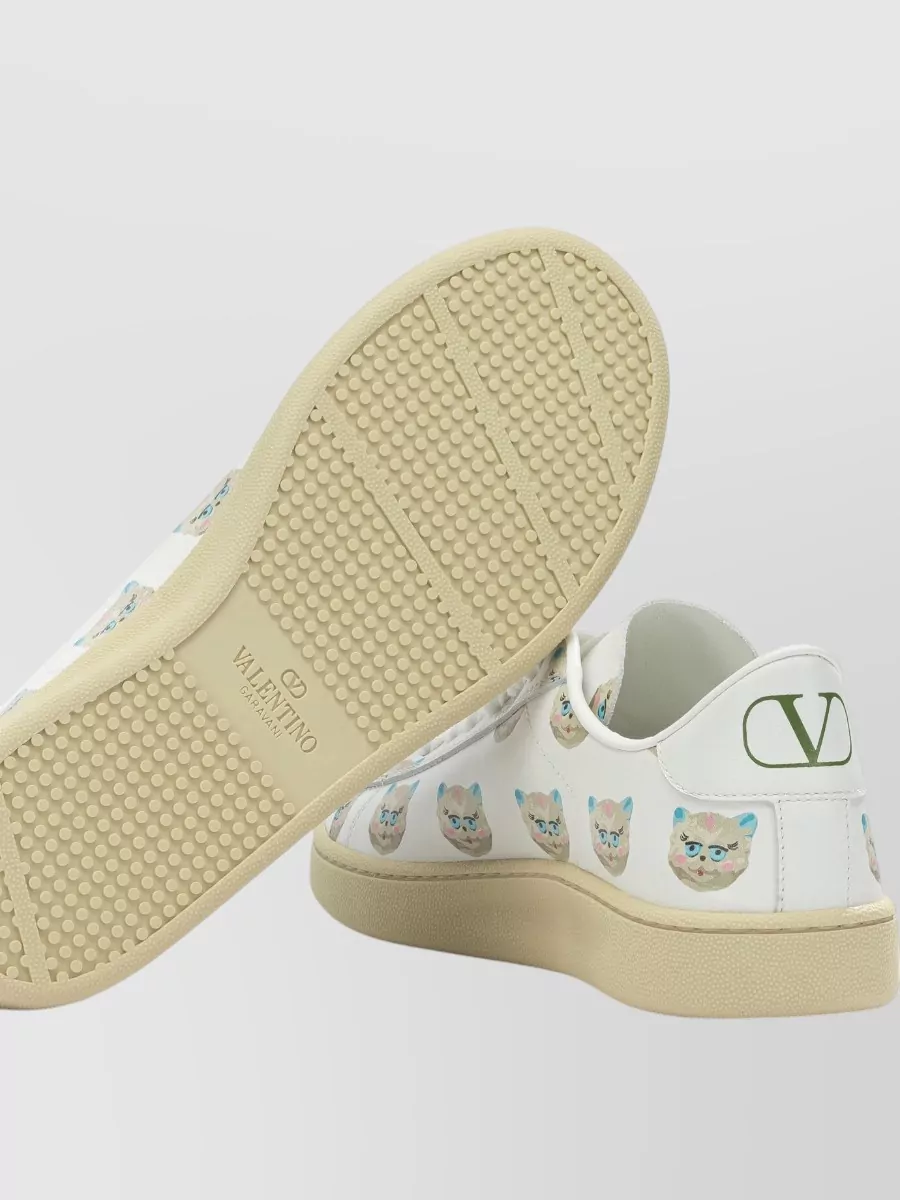 Valentino Garavani Leather Low-Top Sneakers